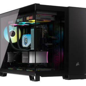 iCUE LINK 2500X RGB Micro ATX Dual Chamber PC Case – Black