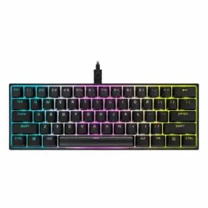 Corsair K65 RGB MINI 60% Mechanical Gaming Keyboard CHERRY MX SPEED Black