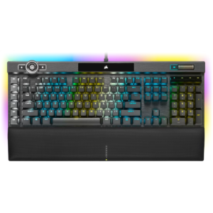 Corsair K100 RGB Optical-Mechanical Gaming Keyboard — CORSAIR OPX Switch — Black