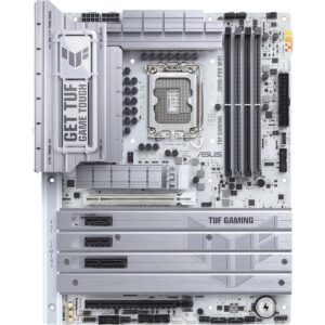Asus Tuf Gaming Z890-Pro Wifi Z890 LGA 1851 ATX Motherboard, Intel Core Ultra Series 2 Ready, Advanced AI PC-Ready, 16+1+2+1 Stages, DDR5, PCIe 5.0, Thunderbolt 4 Type-C, 4X M.2, Wi-Fi 7, 2.5Gb