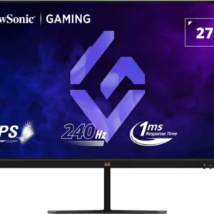 VIEWSONIC OMNI GAMIING LED 27" VX2779A-HD-PRO (1ms MPRT, 240Hz, IPS Panel, FHD (1920 x 1080), Free Sync, NVIDIA G-Sync Compatible, HDR 10, sRGB, VRR, Eco mode, (Adjustments: Tilt) (Display port, 2 x HDMI) & Vesa Mount).