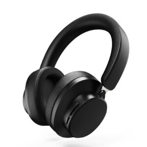 ATTACK SHARK G500 Ultra-Light Wireless Gaming Headset, Bluetooth 5.3 & 3.5mm Wired, Hybrid Active Noise Cancelling, 40mm Drivers, 360 Reality Audio, Hi-Res Audio, Omnidirectional Microphone – Black