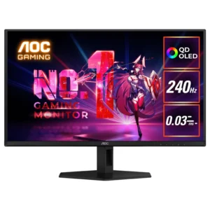 AOC Q27G40ZDF QD-OLED front view