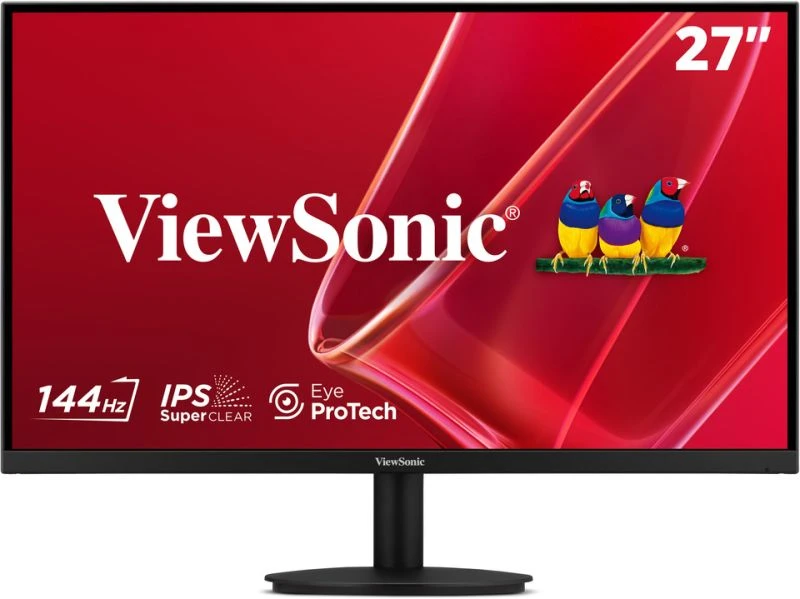ViewSonic VA27G1-H 27" Gaming Monitor, 144Hz Refresh Rate, 1ms MPRT, FHD IPS Panel (Black) - Image 2