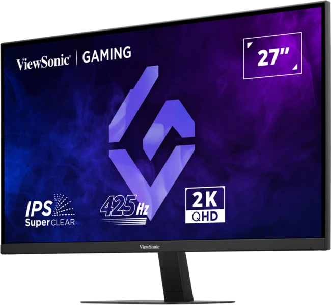 ViewSonic VX2757-2K-PRO-4 27" Gaming Monitor, 425Hz Refresh Rate, 1ms GTG, QHD IPS Panel (Black) - Image 4