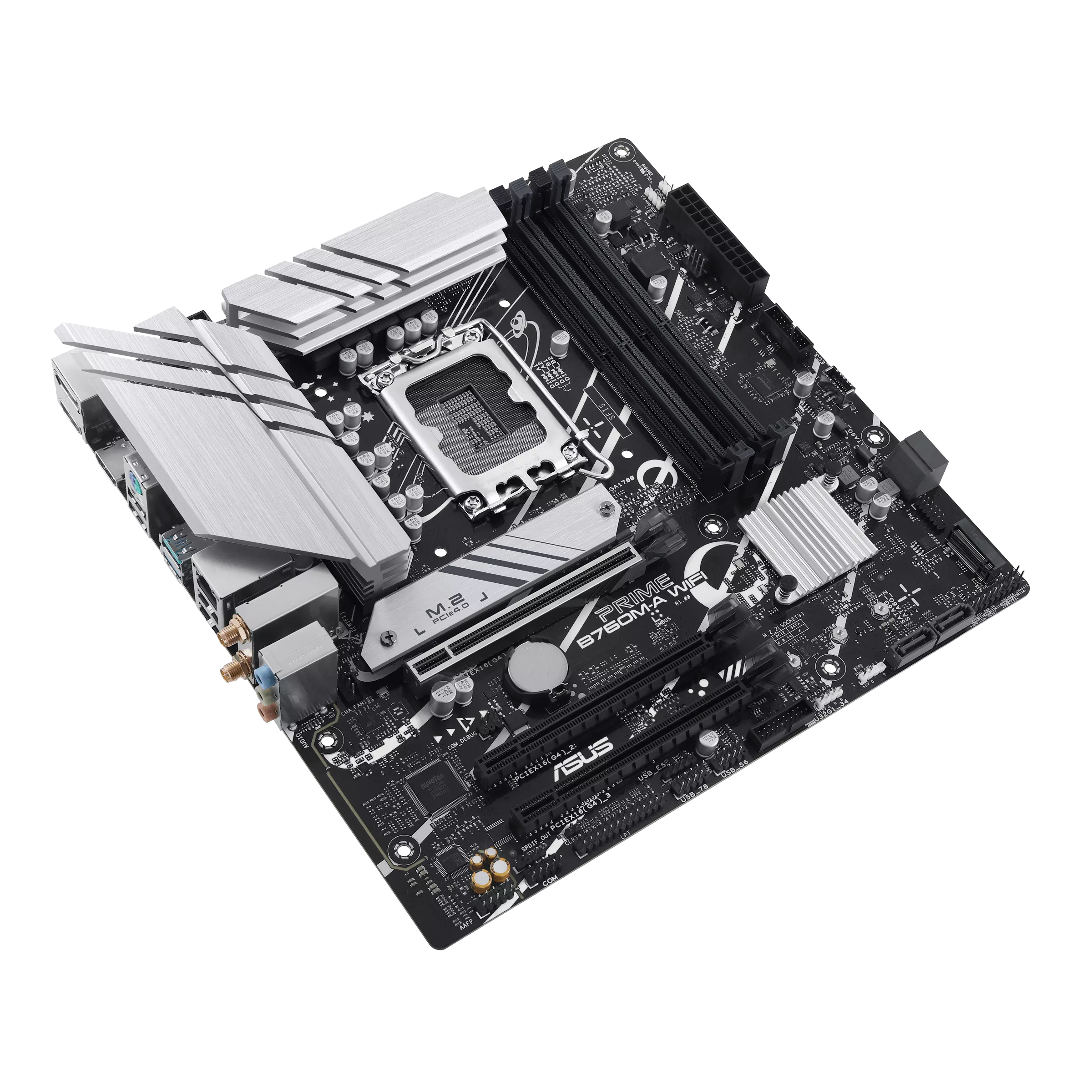 ASUS PRIME B760M-A WIFI mATX Motherboard, Intel B760 LGA 1700, DDR5, Wi-Fi 6 (Black) - Image 5